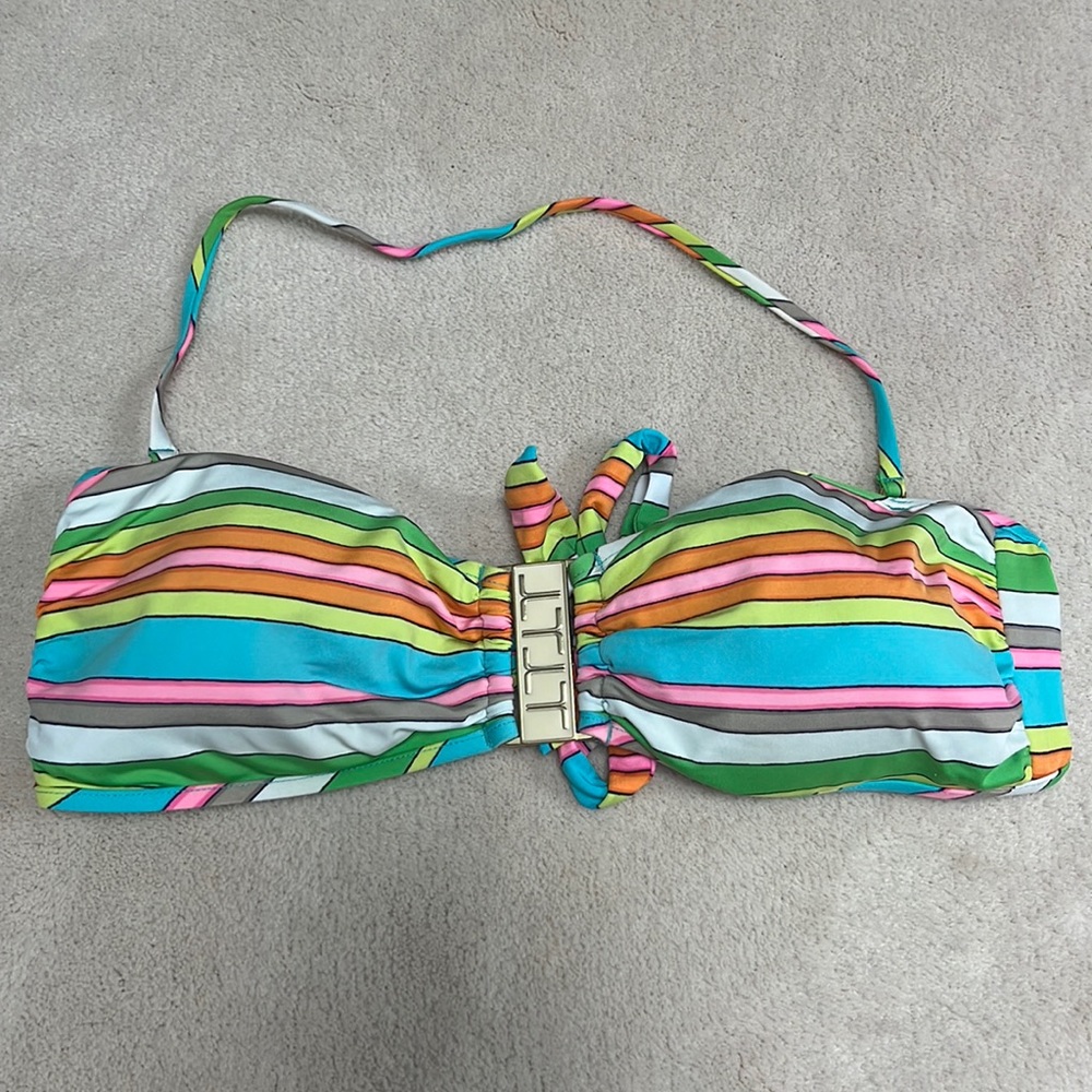 Trunk Turk size 12 bandeau swim top